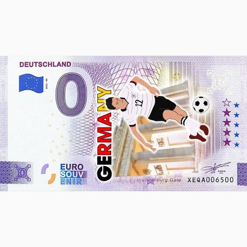 GERMANIA MONDIALI DI CALCIO 2022 COLORATA Numismatica Euromania