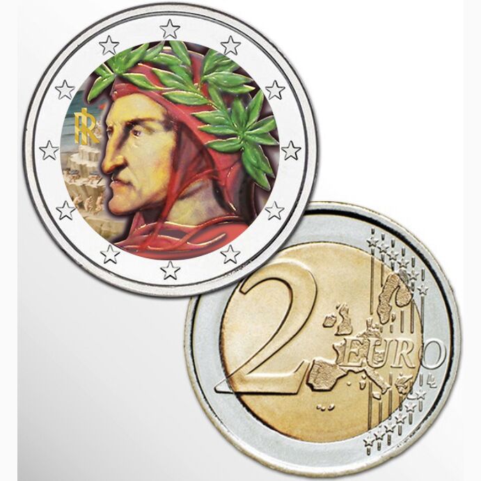 2 euro italia 2019 dante