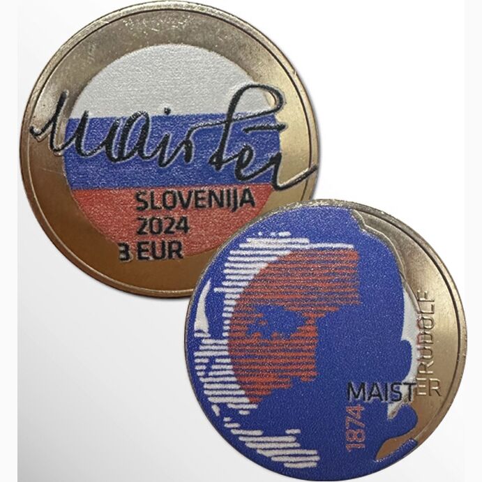 3€ SLOVENIA 2024 - RUDOLF MAISTER
