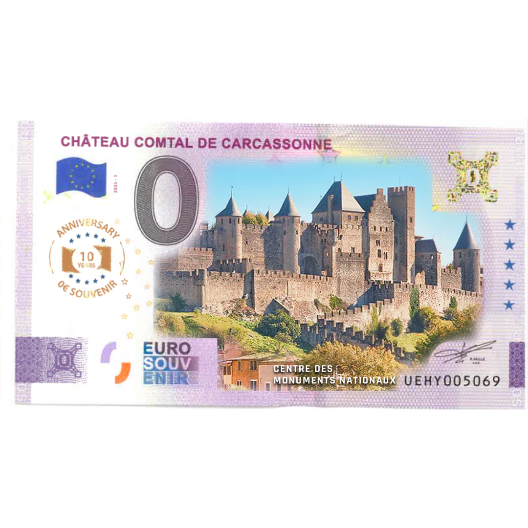 CHATEAU COMTAL DE CARCASSONE - 10° ANNIVERSARIO - COLORATA