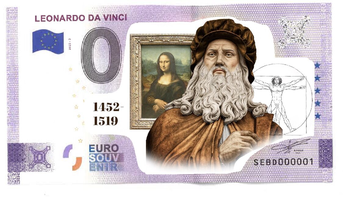 LEONARDO DA VINCI COLORATA