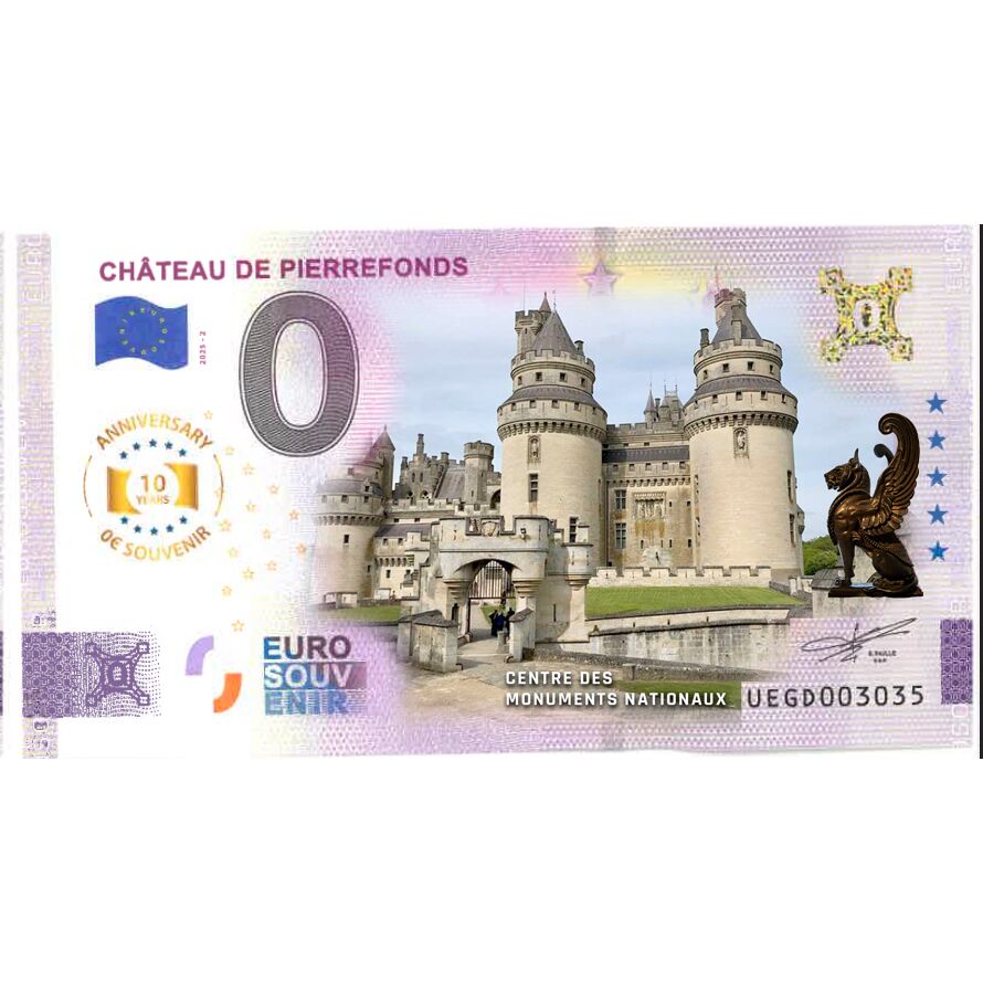 CHATEAU DE PIERREFONDS - 10° ANNIVERSARIO - COLORATA