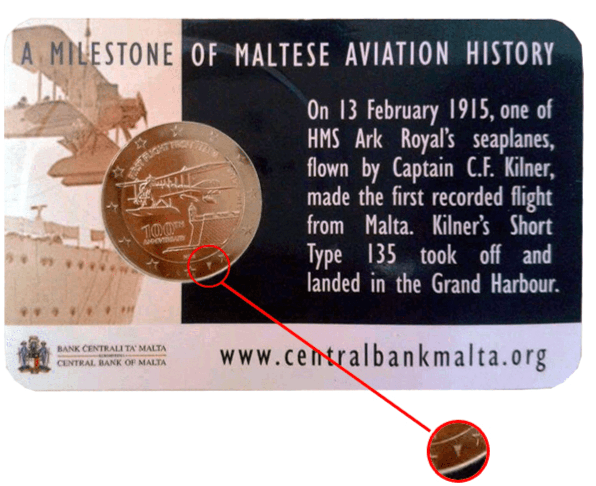 2 EURO MALTA 2015 - Primo Volo coincard