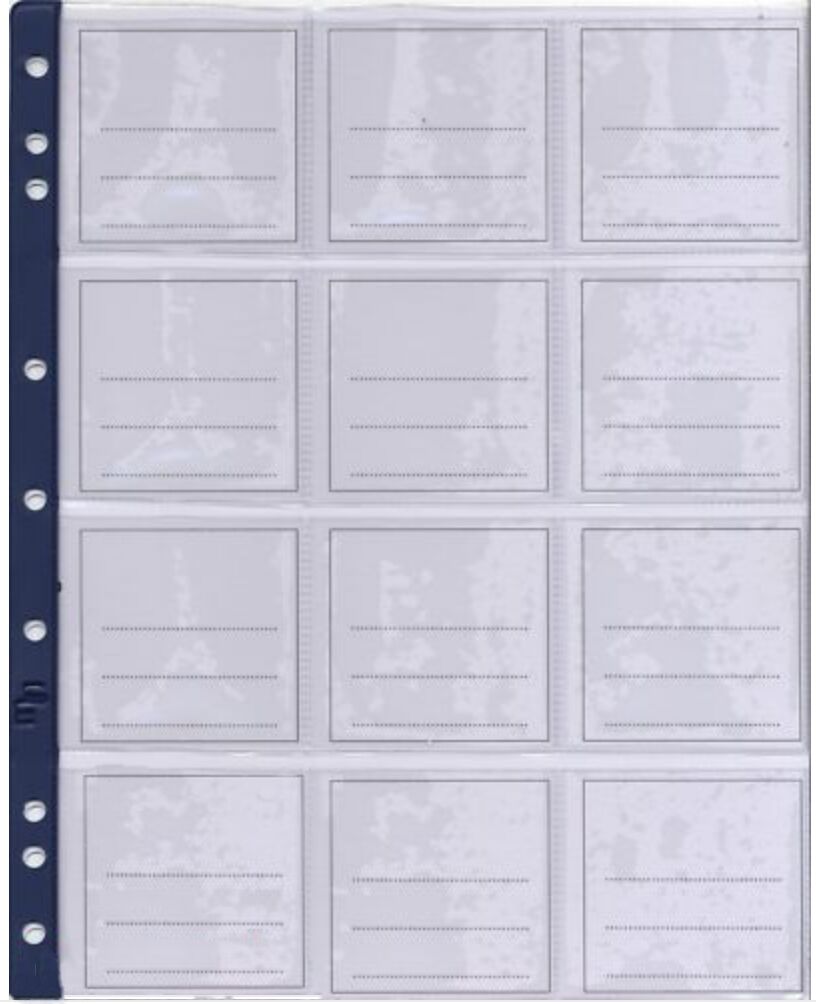 Fogli monete UNI oblò - 10 Fogli