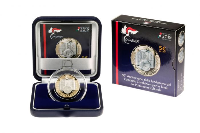 5 € COMMEMORATIVI 2019 " CARABINIERI"