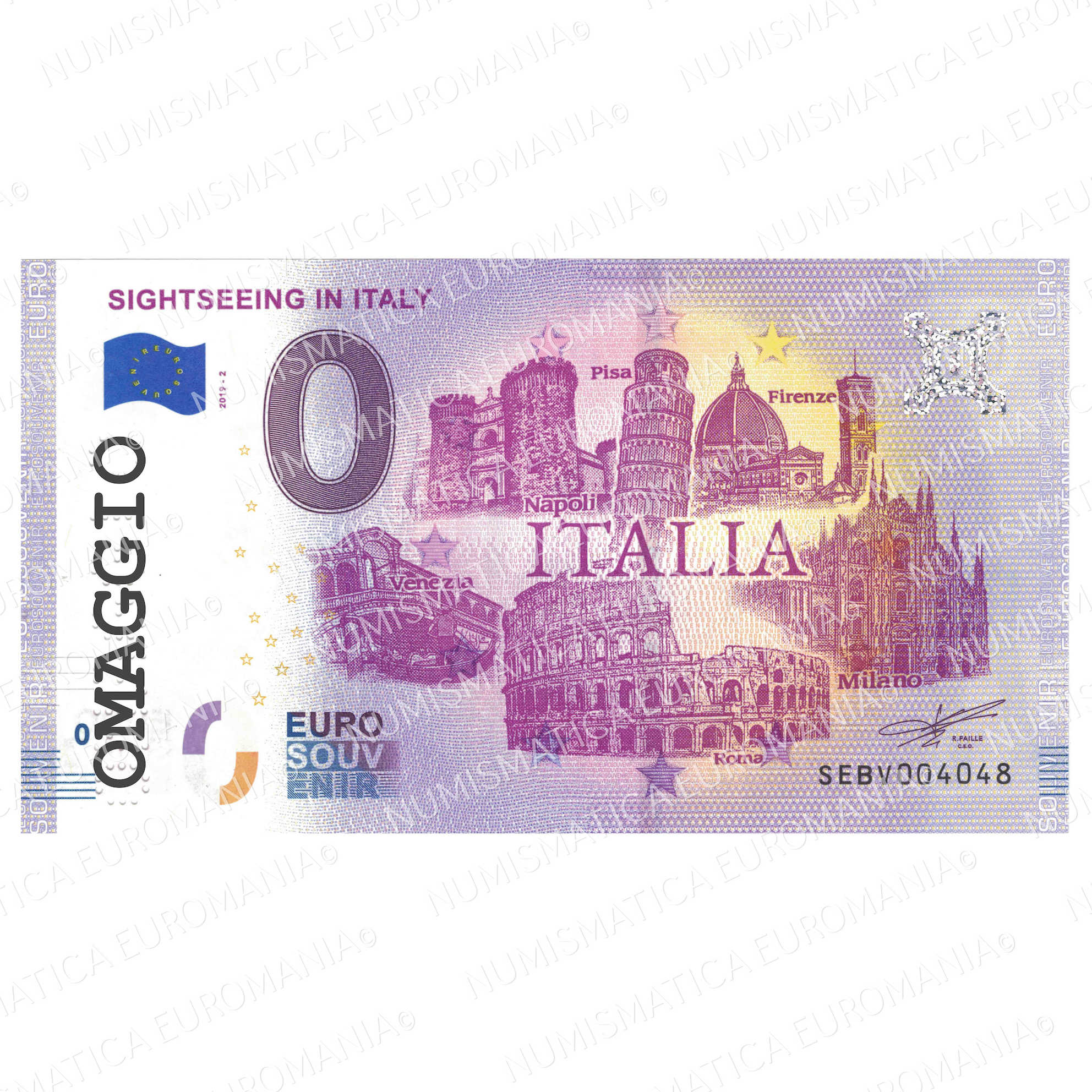 SIGHTSEEING IN ITALY - ITALY SPECIAL EDITION "OMAGGIO"