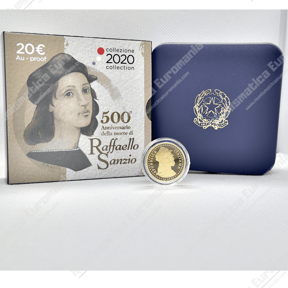 20€ Au 500° Ann. Raffaello Sanzio 2020 - immagine 2