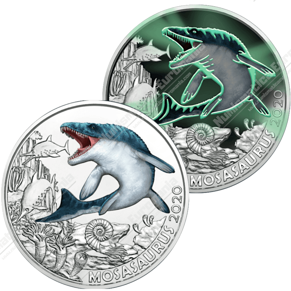 3€ AUSTRIA 2020 Mosasaurus Hoffmanni "Supersaurus series"
