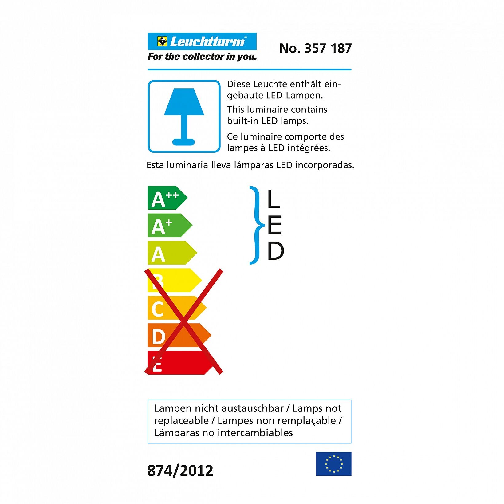 Lampada SWING a LED con morsetto - immagine 7