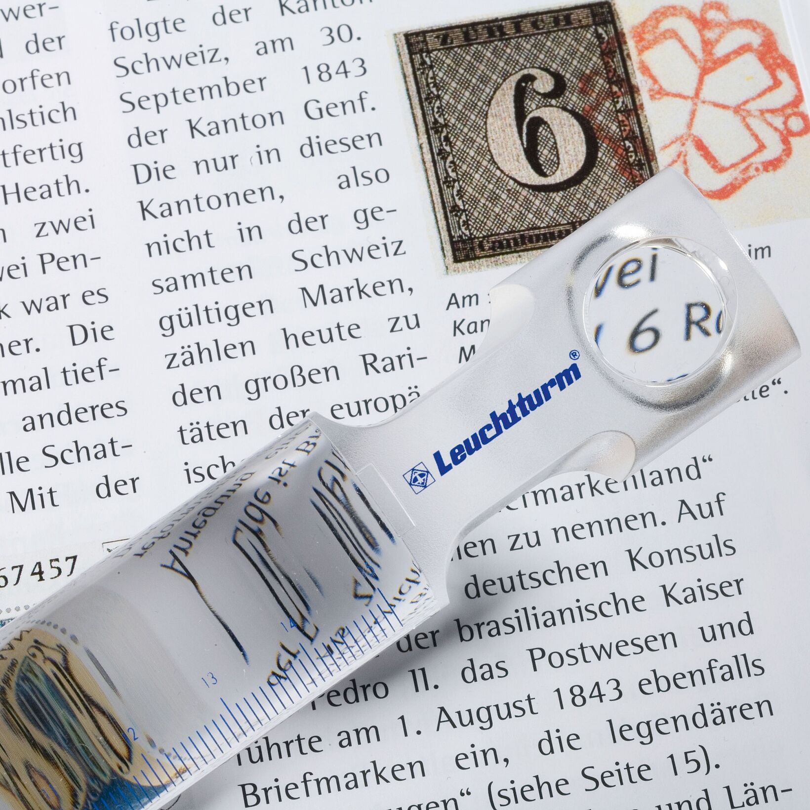 RIGHELLO CON LENTE 2,5x - immagine 2