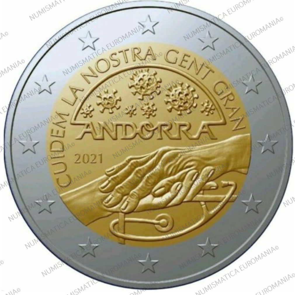 1,25€ ANDORRA 2021 - NARCISO BIANCO E PONTE LA MARGINEDA - immagine 2