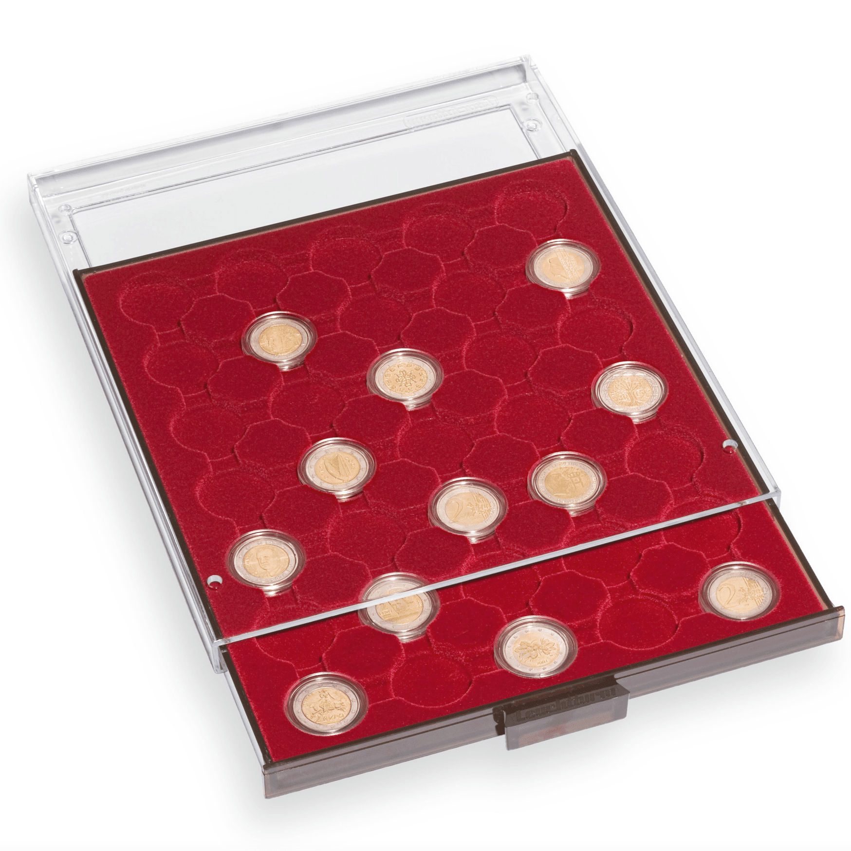 Box MB impilabile porta capsule ROSSO - immagine 3