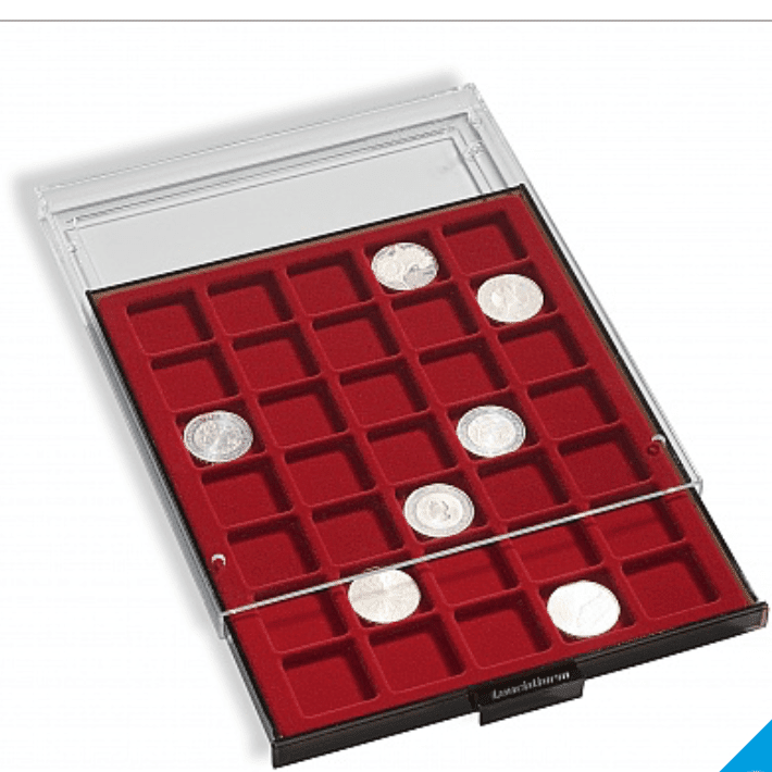 Box MB impilabile porta capsule ROSSO