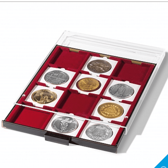 Box MB impilabile con suddivisione quadrata ROSSO - immagine 2