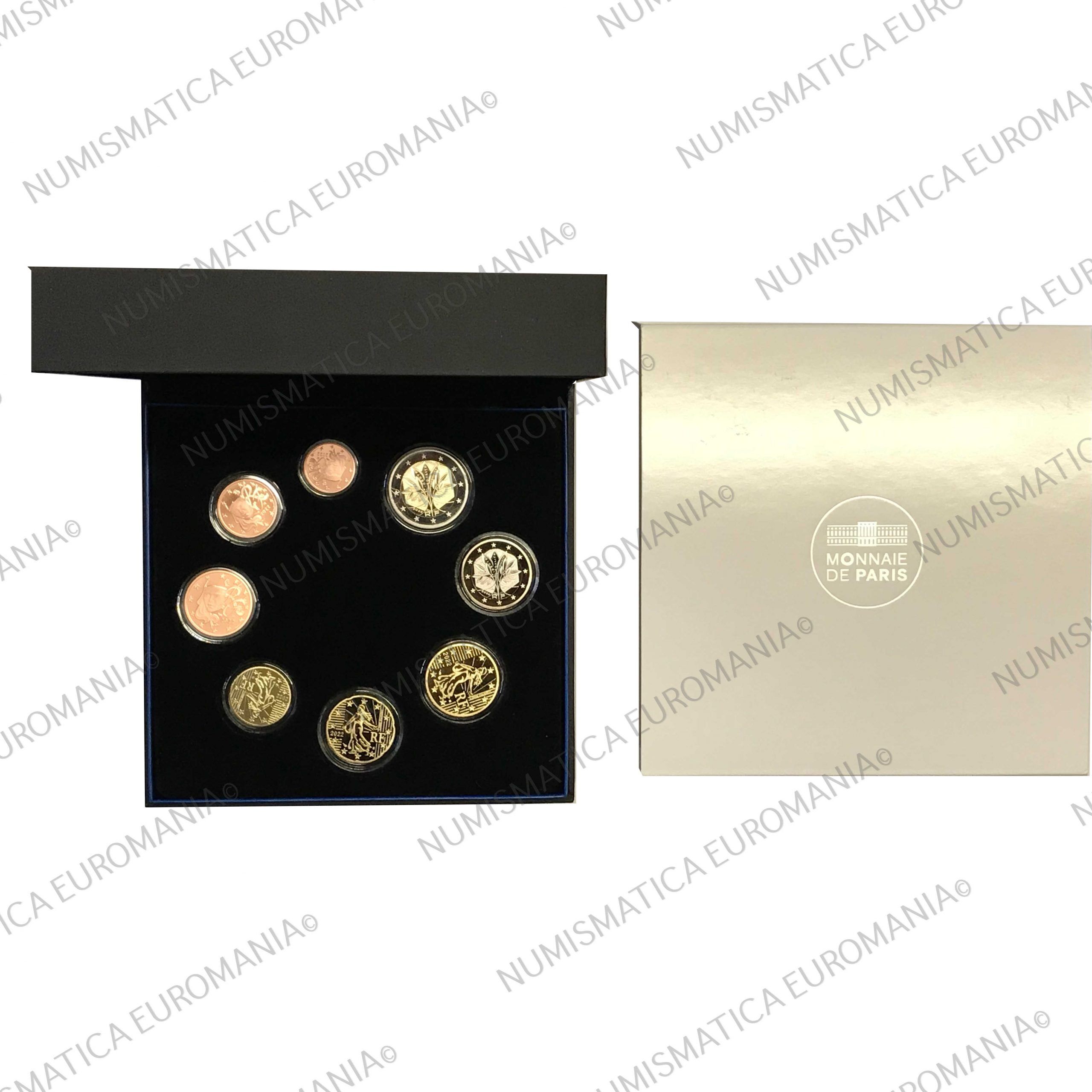 SERIE UFFICIALE FRANCIA 2022 FONDO SPECCHIO