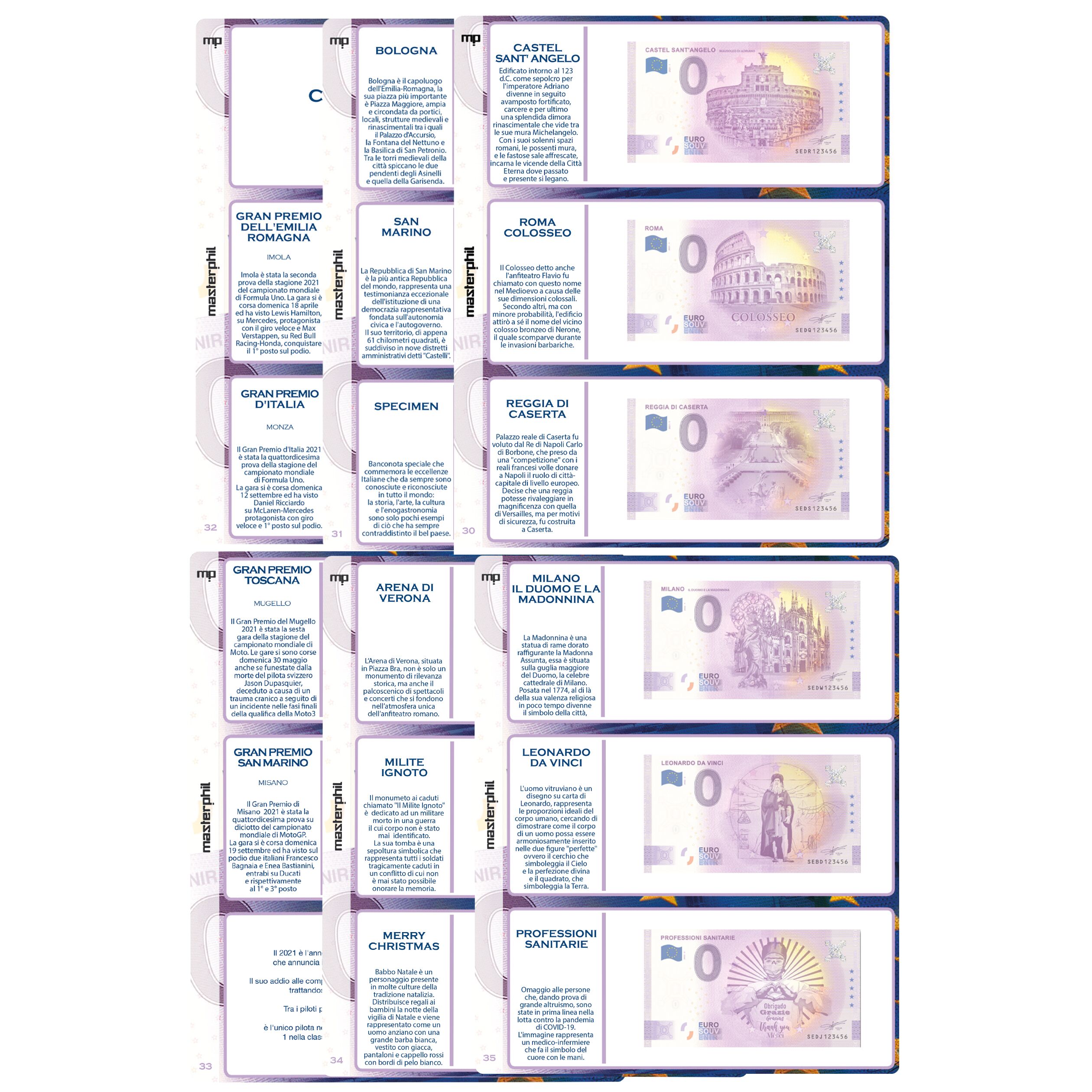 Pagina pacchetto n°30-31-32-33-34-35