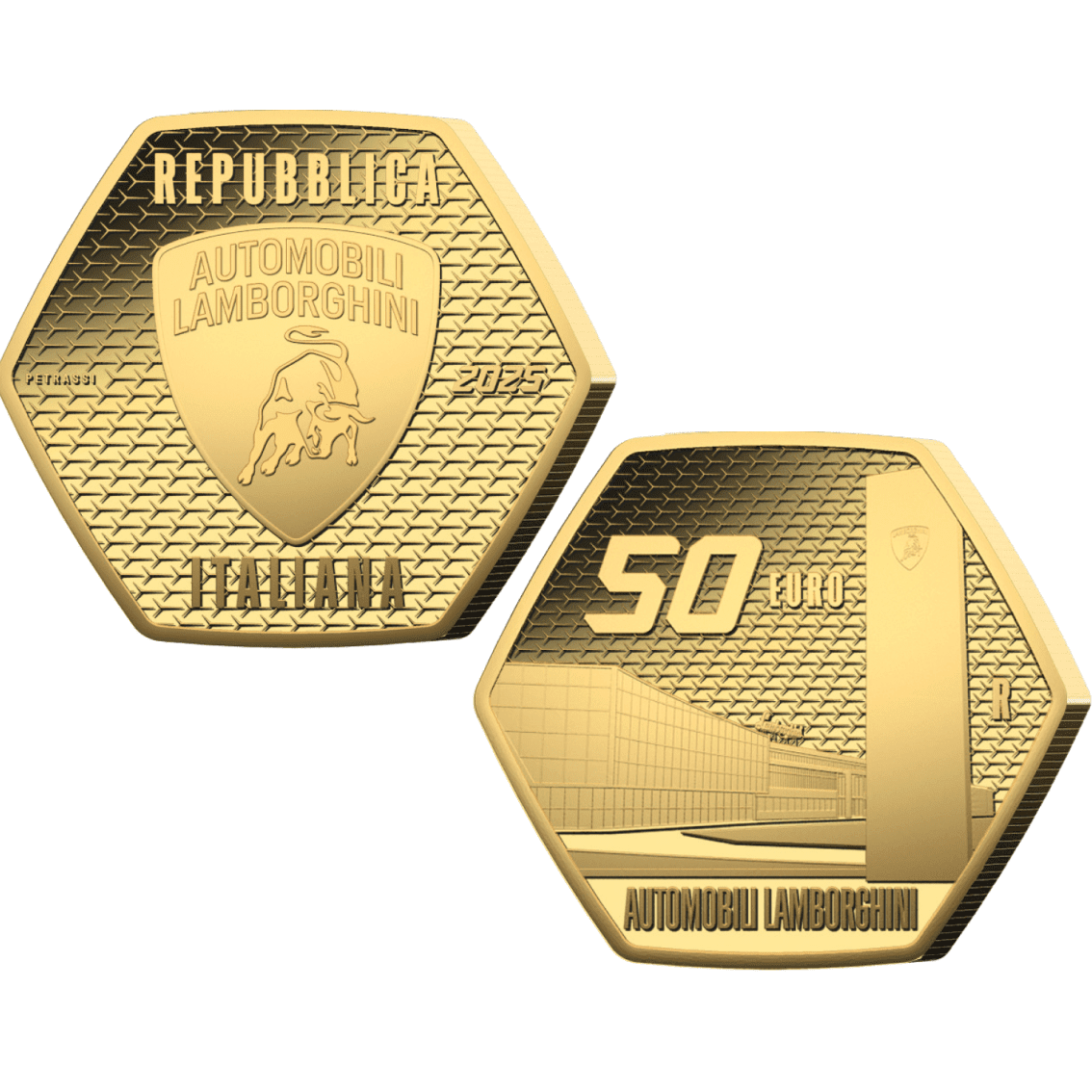 50€ ORO ITALIA 2025 - AUTOMOBILI - LAMBORGHINI