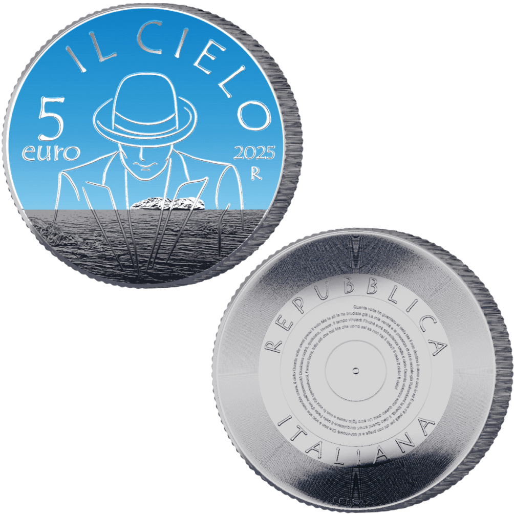 5€ ARGENTO ITALIA 2025 - SERIE CANZONI ITALIANE - IL CIELO DI RENATO ZERO
