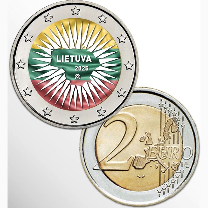 2 EURO COLORATO LITUANIA 2025 - DIFESA NAZIONALE