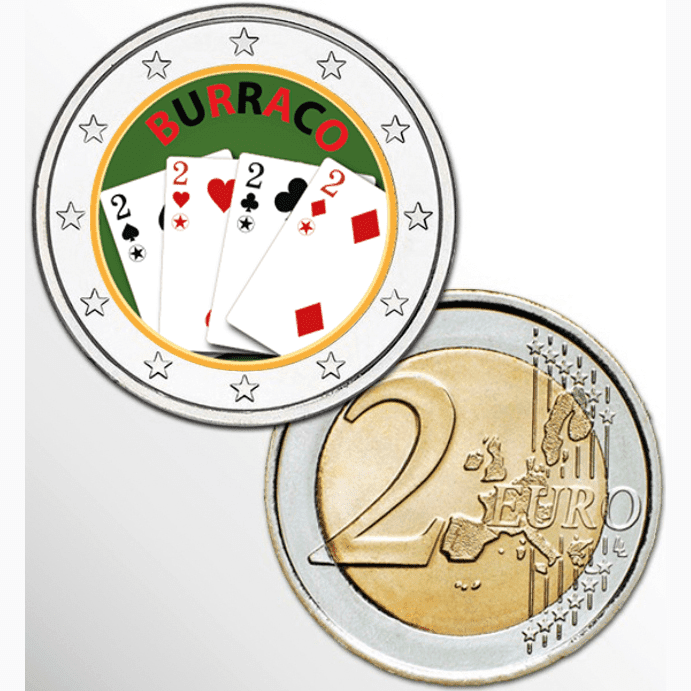 2 EURO COLORATO BURRACO