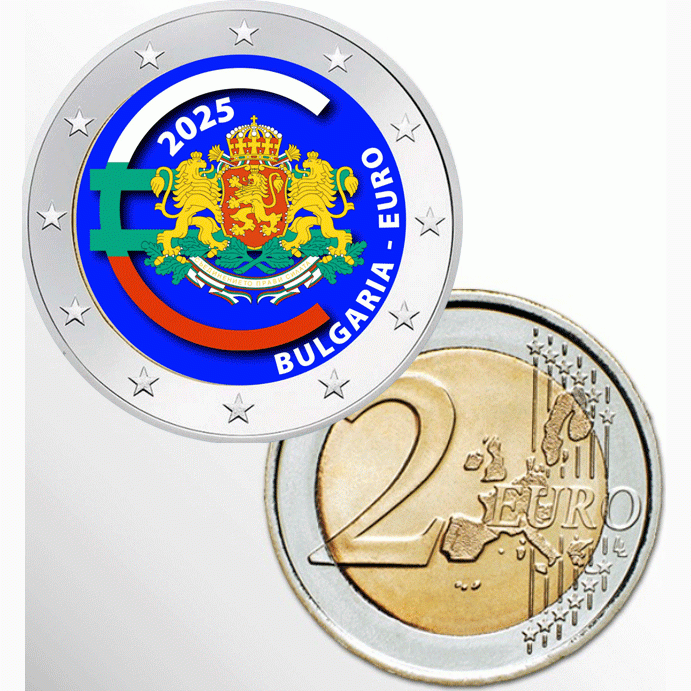 2€ EURO BULGARIA 2026 COLORATO