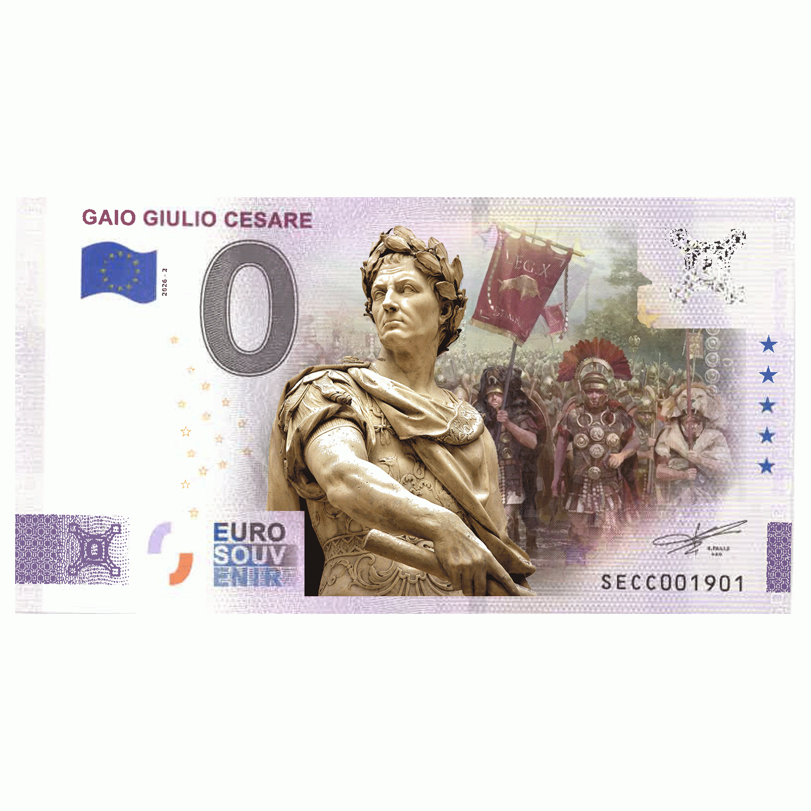 GAIO GIULIO CESARE COLORATA