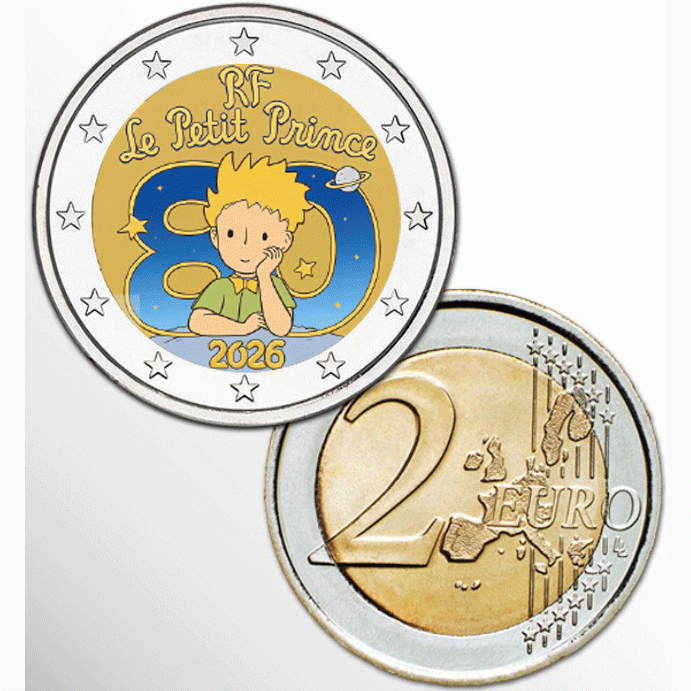2€ EURO FRANCIA 2026 - PICCOLO PRINCIPE